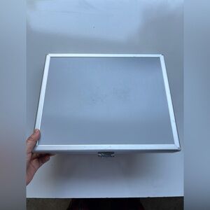 Storage Box Portable Organizer Case Small Aluminum Briefcase W/Foam Padding Inte